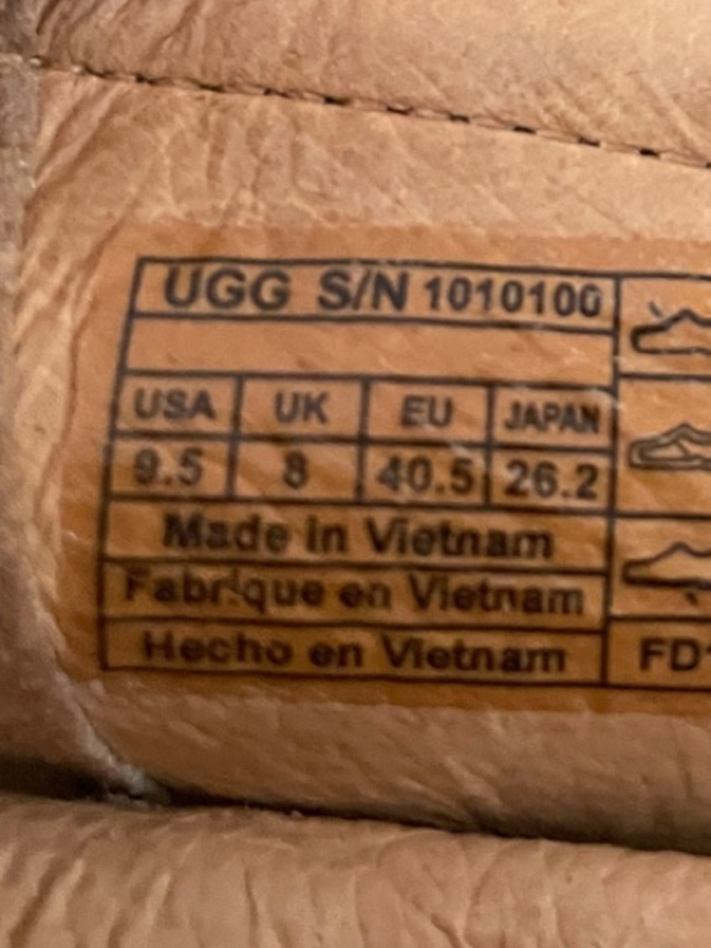 UGG Tan Suede Slip-On Loafers with Leather Strap - Picture 8 of 9